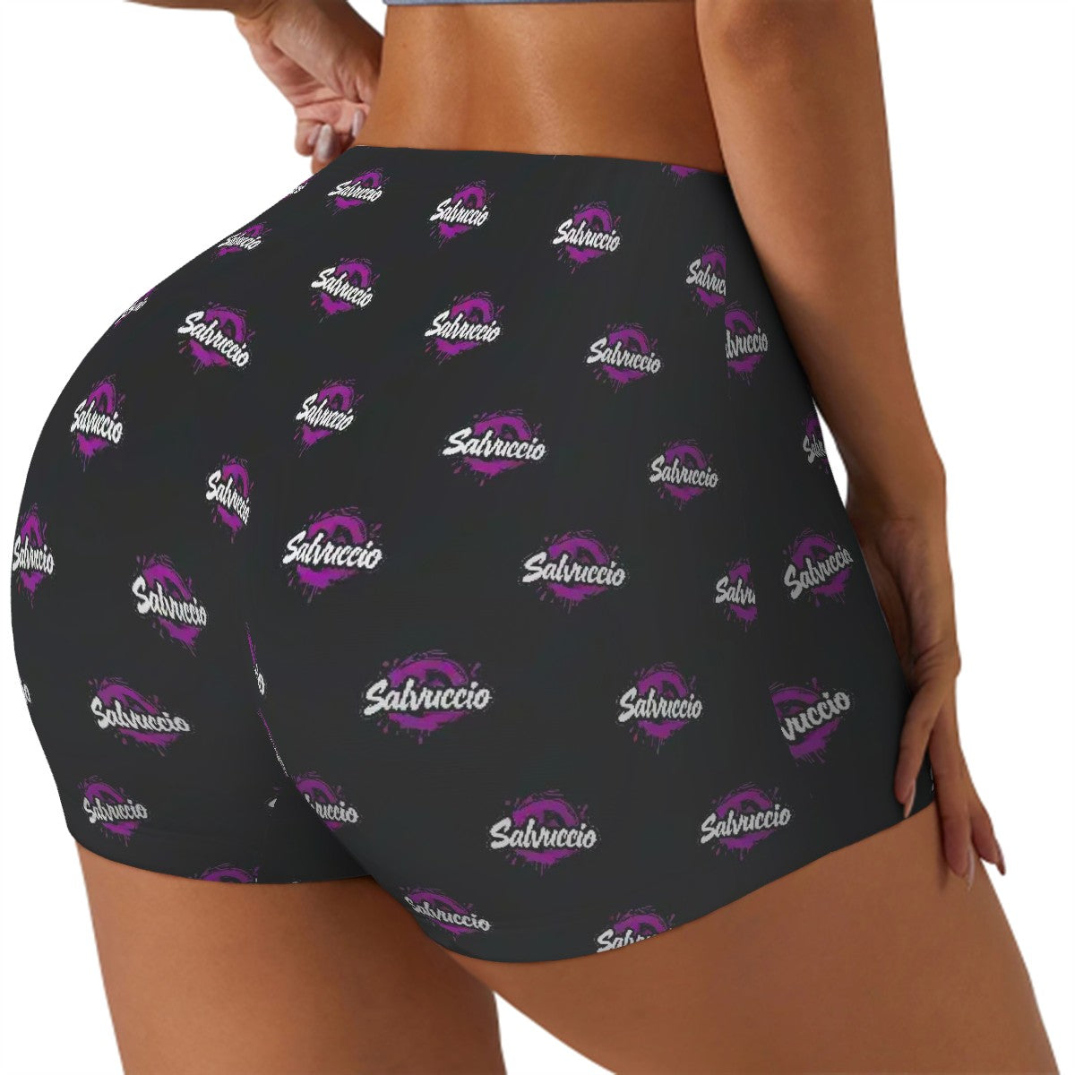 Idio Savuccio Athletic Graffiti Shorts for Women