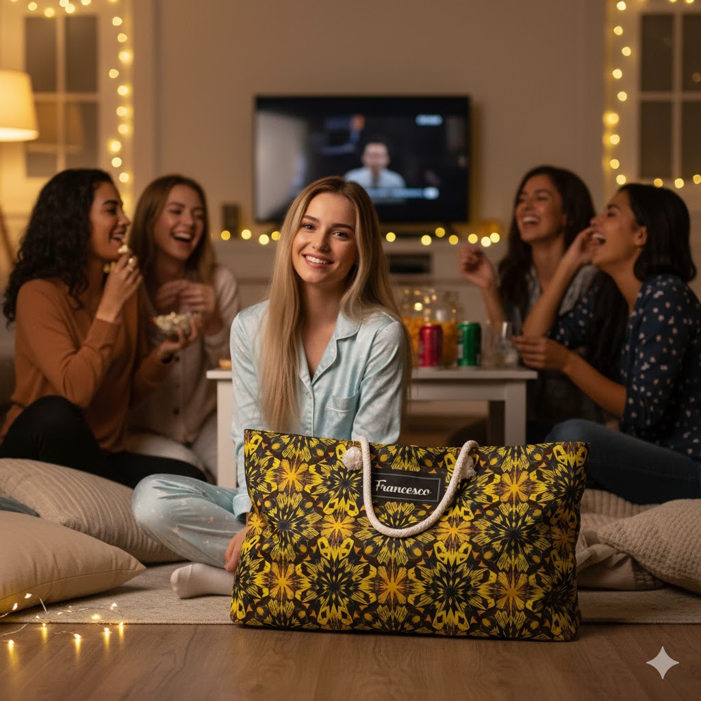 Aurelio Francesco Vibrant Weekender Bag